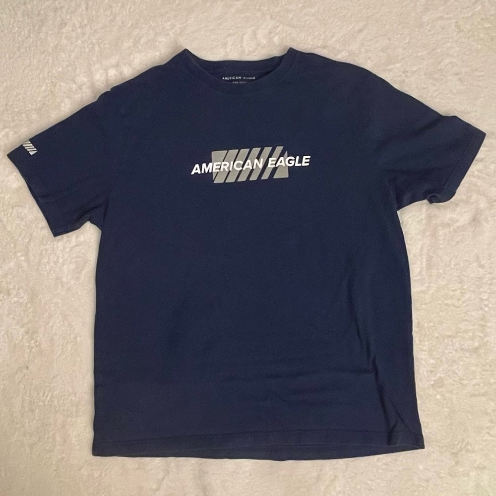 American Eagle | Large, Standard Fit, Super Soft | Dark Blue | Gently Worn